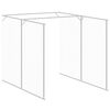 vidaXL Dog House with Run Anthracite 165x1067x181 cm Galvanised Steel