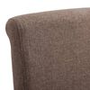vidaXL Dining Chairs 4 pcs Brown Fabric