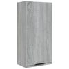 vidaXL Wall-mounted Bathroom Cabinet Grey Sonoma 32x20x67 cm