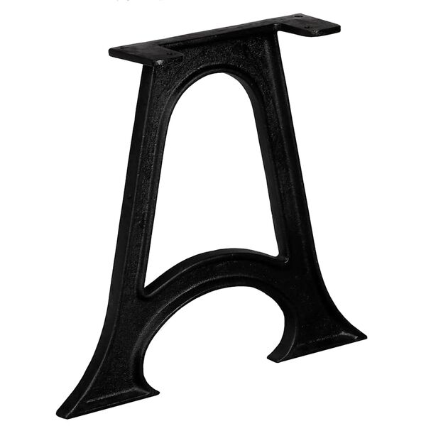 vidaXL Coffee Table Legs 2 pcs with Arched Base A-Frame Cast Iron