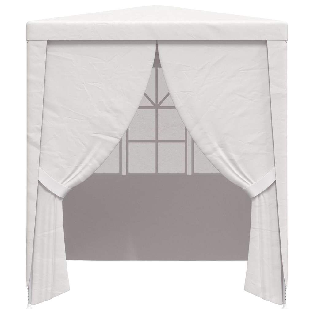 vidaXL Professional Party Tent with Side Walls 2x2 m White 90 g/m²