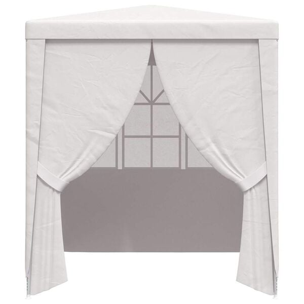 vidaXL Professional Party Tent with Side Walls 2x2 m White 90 g/m²