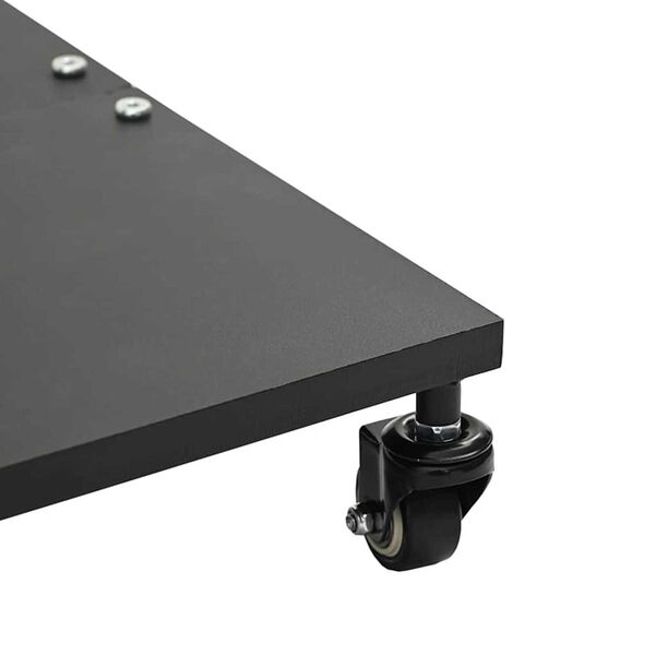 vidaXL Outdoor Umbrella Bases Black 45 x 45 x 31.5 cm Steel