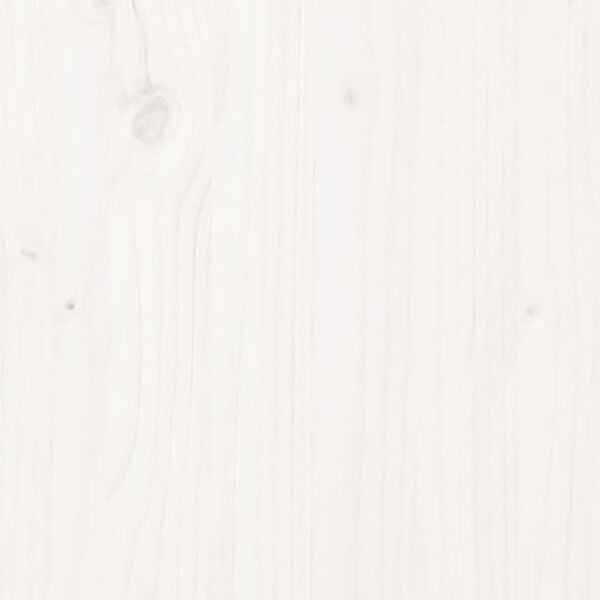 vidaXL Garden Planter with Legs White 70x31x70 cm Solid Wood Pine