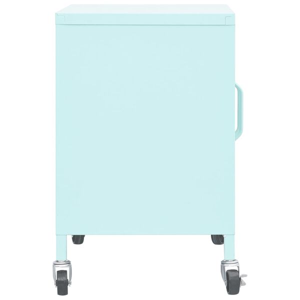 vidaXL Storage Cabinet Mint 60x35x56 cm Steel