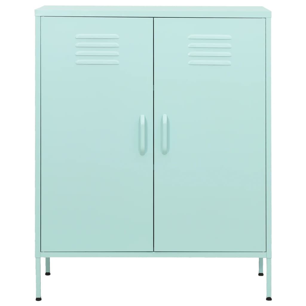 vidaXL Storage Cabinet Mint 80x35x101.5 cm Steel