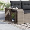 vidaXL Storage Shelves 2 pcs Grey Poly Rattan