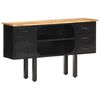 vidaXL Sideboard | Rough Mango Wood | Solid Rough Mango Wood | Medium