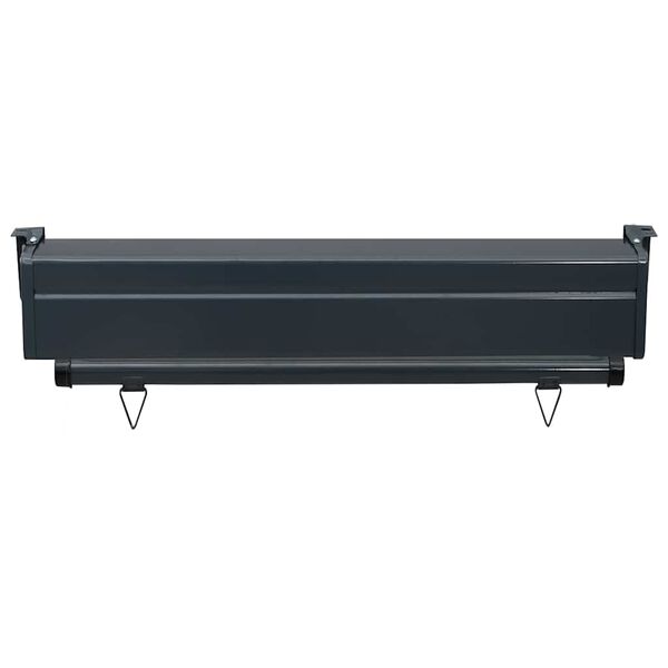 vidaXL Balcony Side Awning 85x250 cm Grey