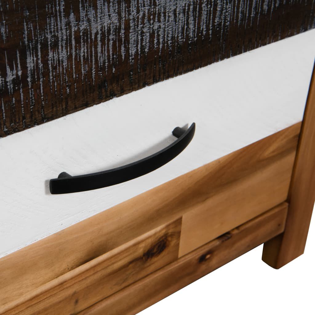 vidaXL Coffee Table Solid Acacia Wood 90x50x37.5 cm