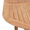 vidaXL 9 Piece Garden Dining Set Solid Teak Wood