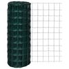 vidaXL Euro Fence Steel 10 x 1,0 m Green