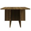 vidaXL Coffee Table Brown Oak 111.5x50x33 cm Engineered Wood