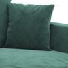 vidaXL 2-Seater Sofa Dark Green 120 cm Velvet