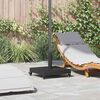 vidaXL Outdoor Umbrella Base Black 45 x 45 x 31.5 cm Steel , Concrete
