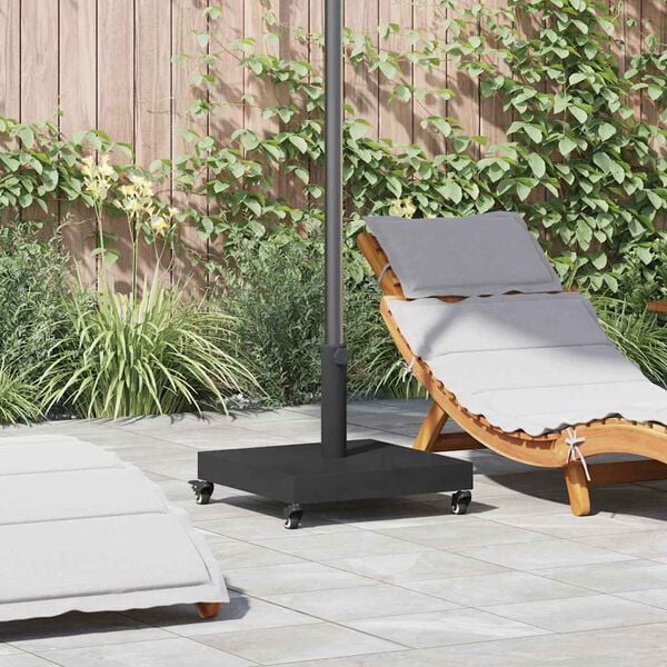 vidaXL Outdoor Umbrella Bases Black 45 x 45 x 32 cm Steel, Concrete