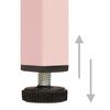 vidaXL Locker Cabinet Pink 35x46x180 cm Steel