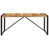 vidaXL Dining Table Solid Rough Mango Wood 180 cm