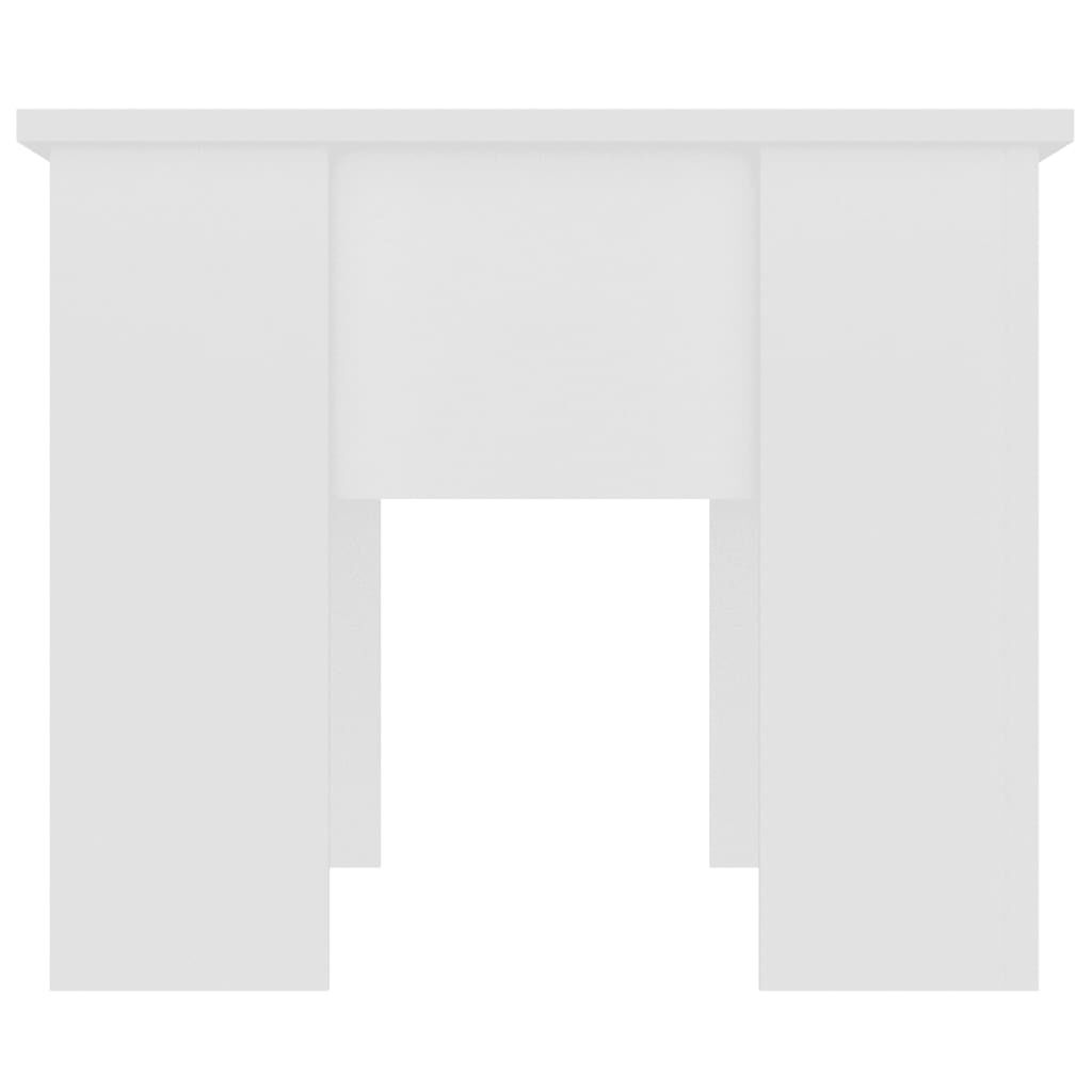 vidaXL Coffee Table White 79x49x41 cm Engineered Wood