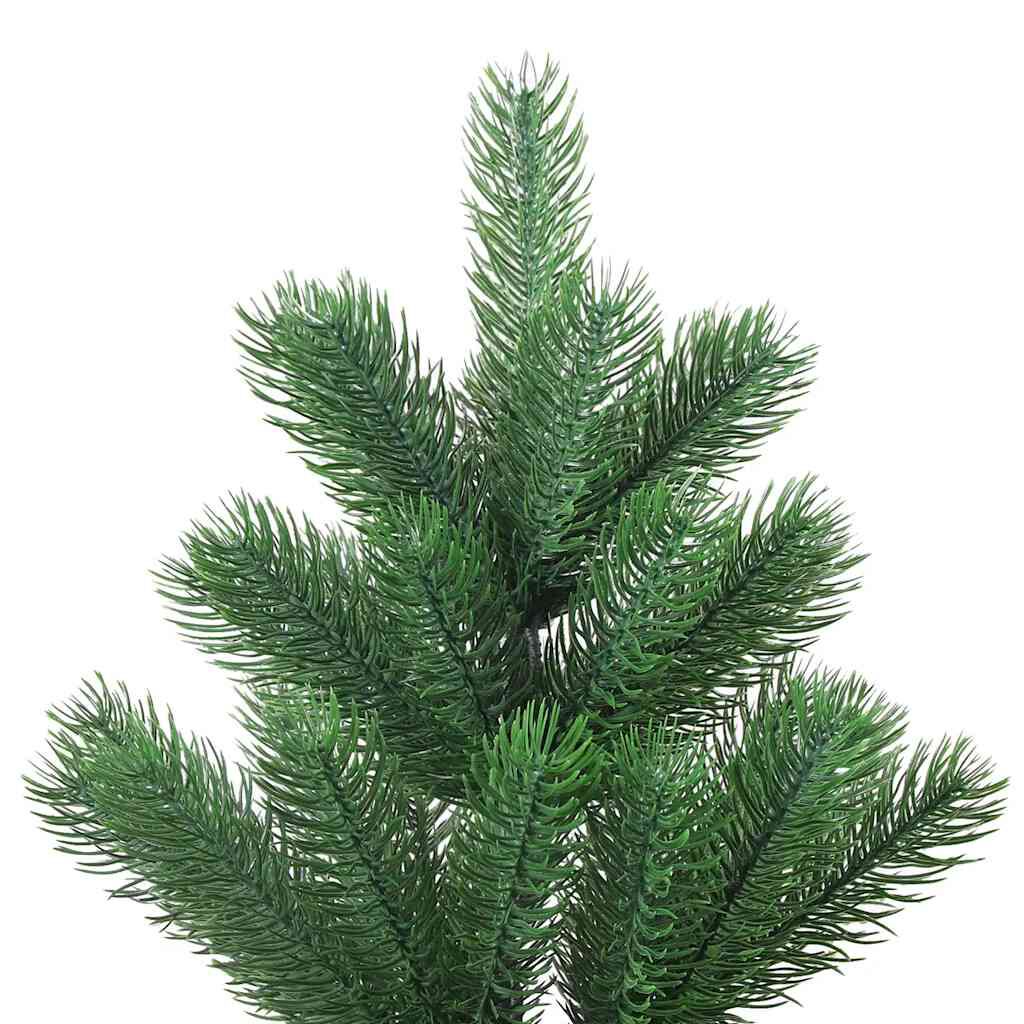 vidaXL Nordmann Fir Artificial Christmas Tree LED&Ball Set Green 210cm