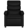 vidaXL Recliner Chair Black Faux Leather