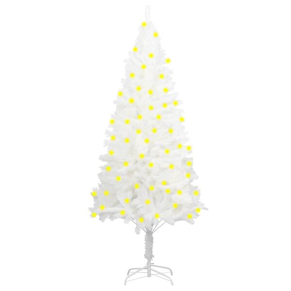 vidaXL Artificial Pre-lit Christmas Tree White 120 cm