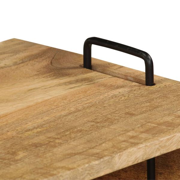 vidaXL Coffee Table Solid Mango Wood 100x60x45 cm