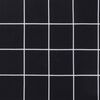 vidaXL Sun Lounger Cushion Black Check Pattern Oxford Fabric
