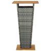 vidaXL 3 Piece Garden Bar Set with Cushions Poly Rattan Grey