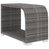 vidaXL 8 Piece Garden Lounge Set with Cushions Poly Rattan Grey