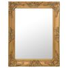 vidaXL Wall Mirror Baroque Style 50x60 cm Gold