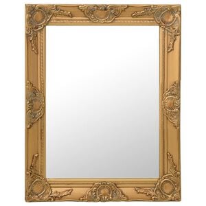 vidaXL Wall Mirror Baroque Style 50x60 cm Gold