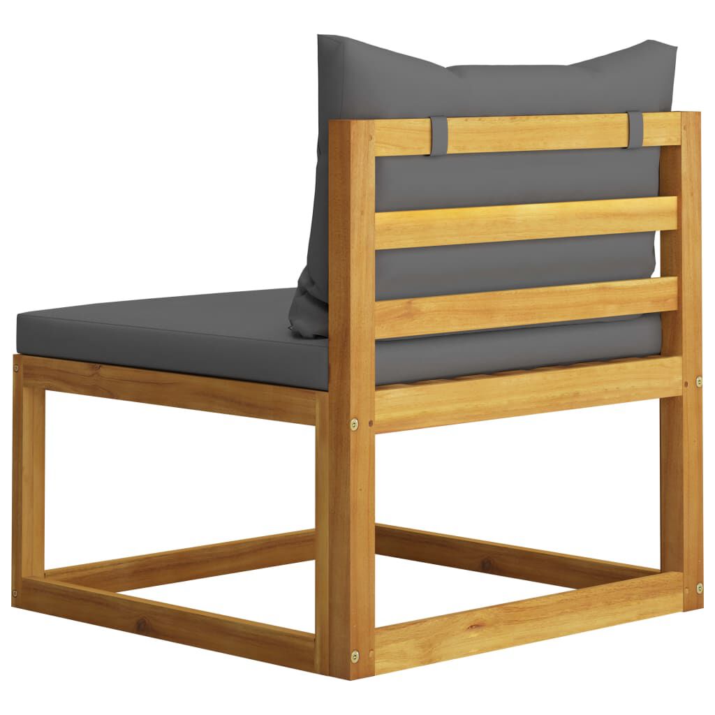 vidaXL 8 Piece Garden Lounge Set with Cushion Solid Acacia Wood