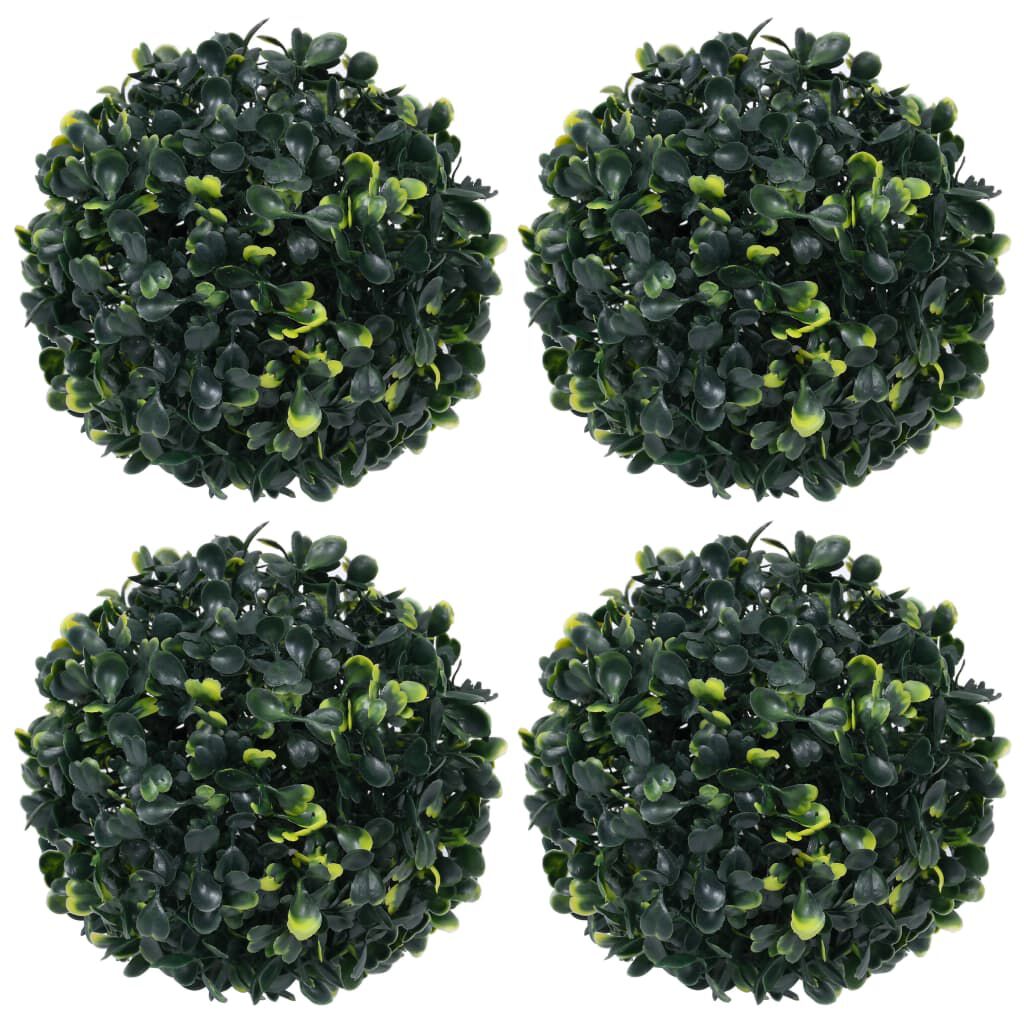 vidaXL Artificial Boxwood Balls 4 pcs 12 cm
