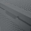 vidaXL Garden Storage Box Grey PP Rattan 90 L