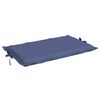 vidaXL Sun Lounger Cushion Navy Blue Oxford Fabric