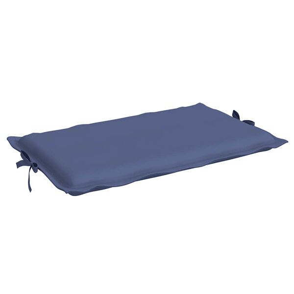 vidaXL Sun Lounger Cushion Navy Blue Oxford Fabric