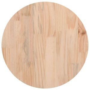 vidaXL Table Top Ø30x2.5 cm Solid Wood Pine