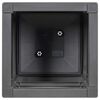 vidaXL Garden Planter Anthracite 36 x 36 x 35 cm Polypropylene