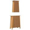 vidaXL 2 Piece Bathroom Furniture Set Solid Wood Pine