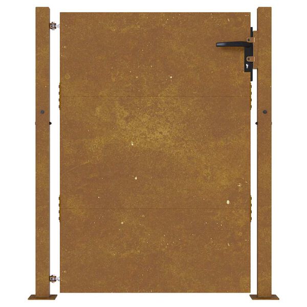 vidaXL Garden Gate 100x125 cm Corten Steel