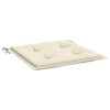 vidaXL Garden Chair Cushions 2 pcs Cream 40x40x4 cm Oxford Fabric