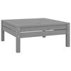vidaXL 6 Piece Garden Lounge Set Grey Solid Wood Pine