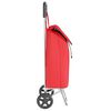vidaXL Shopping Trolley Folding Red 35 x 28 x 92 cm Oxford fabric