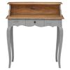 vidaXL Writing Desk Solid Mahogany Wood 80x40x92 cm