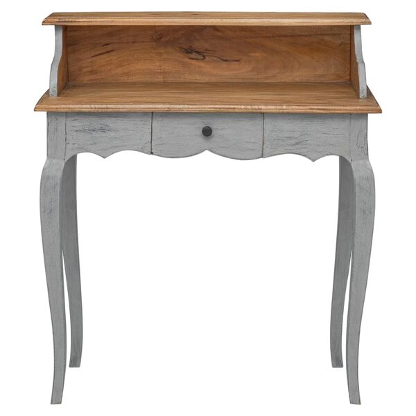 vidaXL Writing Desk Solid Mahogany Wood 80x40x92 cm