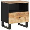 vidaXL Bedside Cabinet Solid Wood Mango&Engineered Wood
