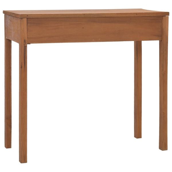 vidaXL Office Desk 81x40x75 cm Solid Teak Wood