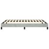 vidaXL Bed Frame without Mattress Light Grey 152x203 cm Queen Velvet