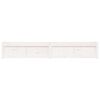 vidaXL Garden Planters 2 pcs White Solid Wood Pine